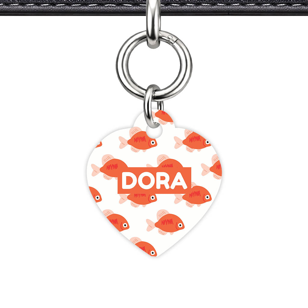 Orange Fishies Classic Pet ID Tag (Dog Tag & Cat Tag)