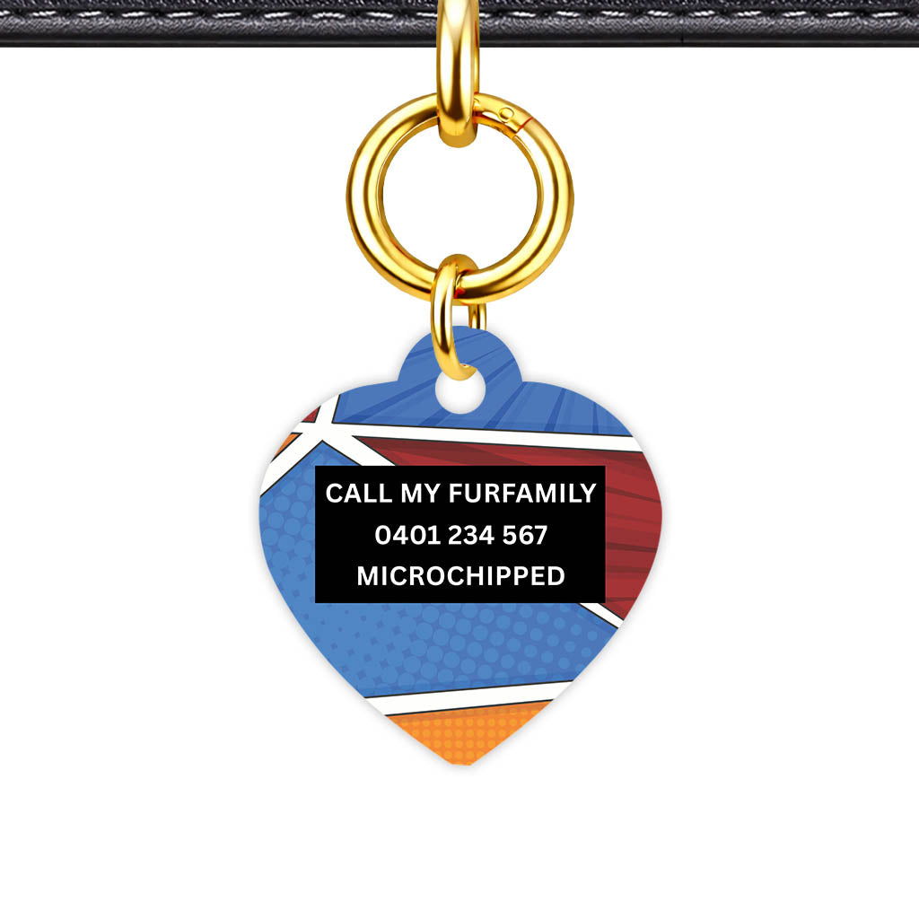 Bold Pattern Classic Pet ID Tag (Dog Tag & Cat Tag)