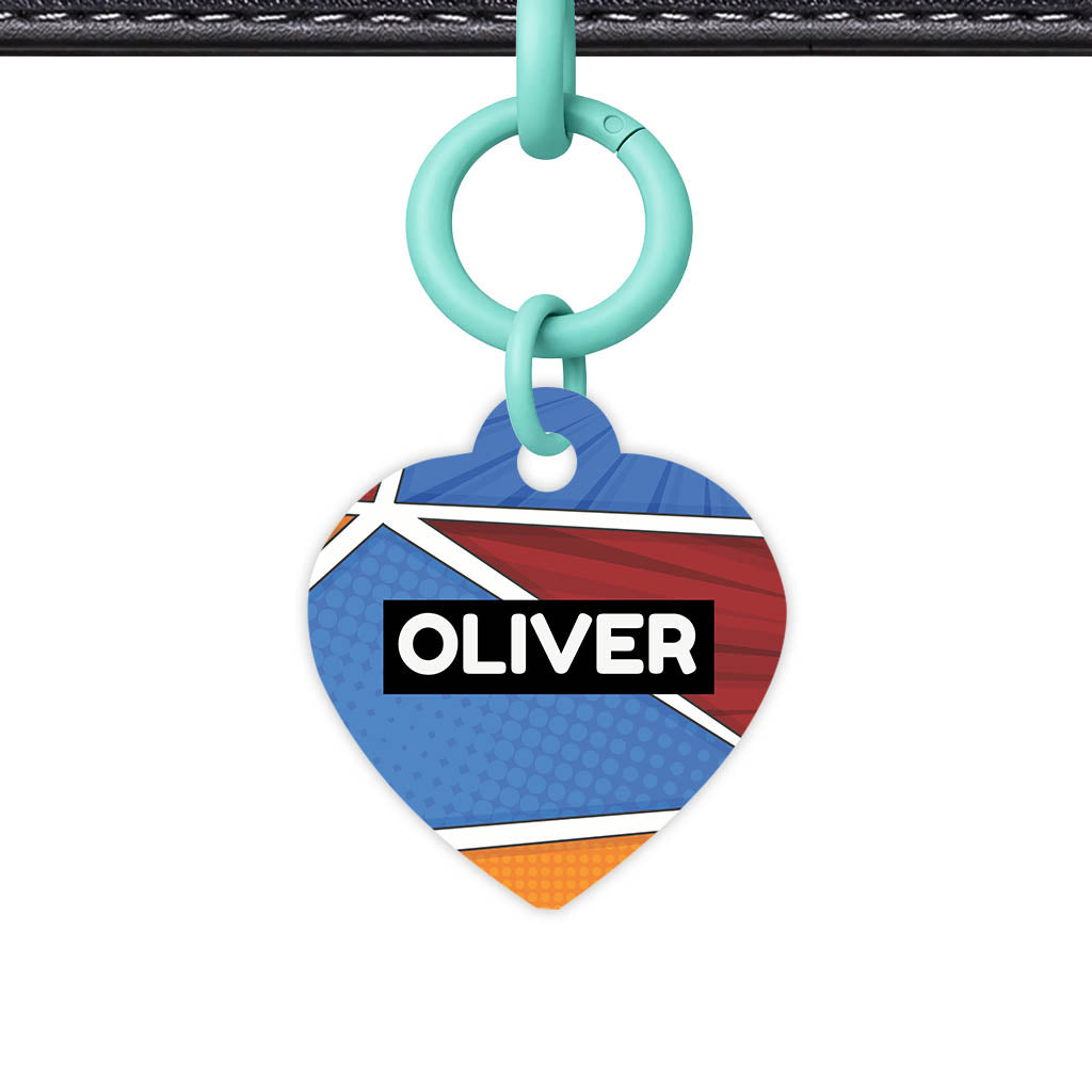 Bold Pattern QR Smart Pet Id Tag Tag (Dog Tag & Cat Tag)