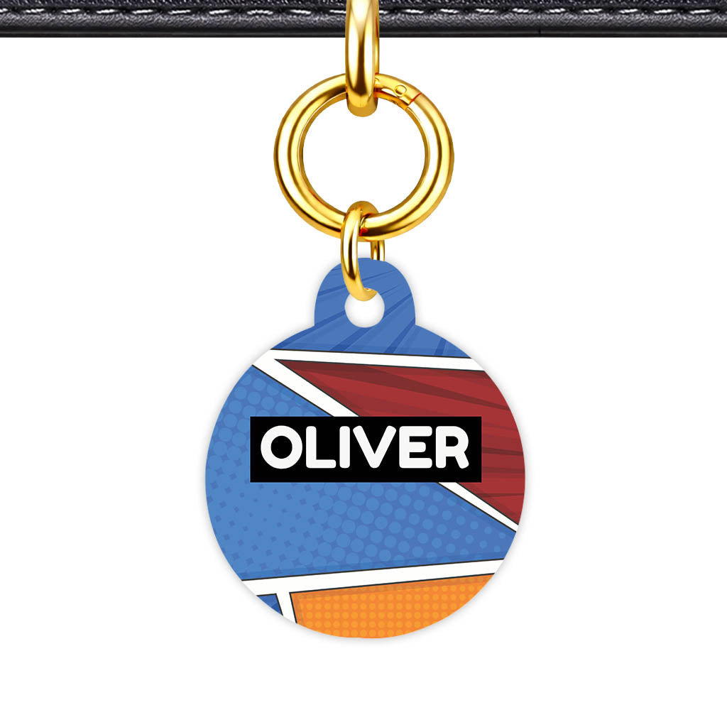 Bold Pattern Classic Pet ID Tag (Dog Tag & Cat Tag)