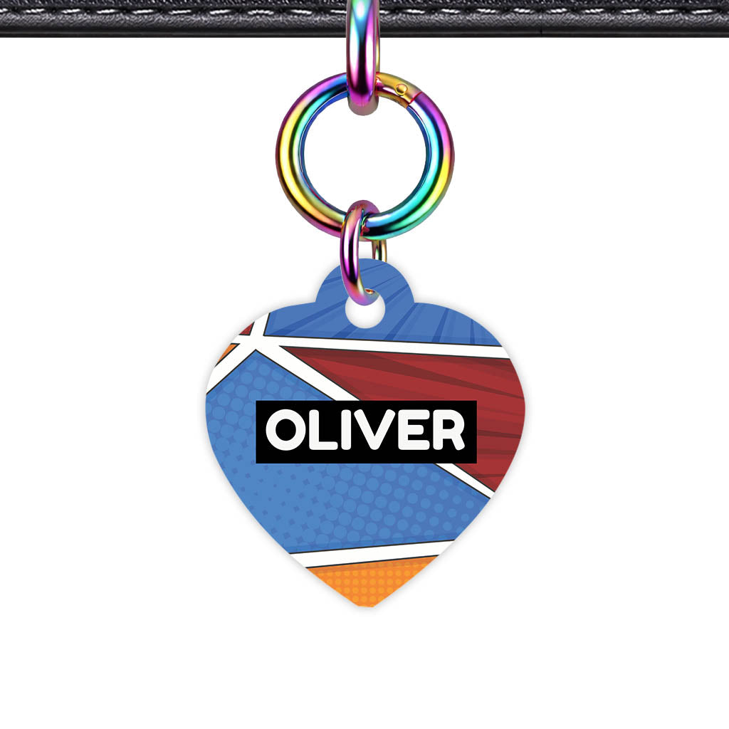 Bold Pattern QR Smart Pet Id Tag Tag (Dog Tag & Cat Tag)