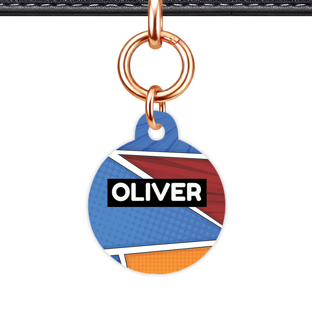 Bold Pattern QR Smart Pet Id Tag Tag (Dog Tag & Cat Tag)