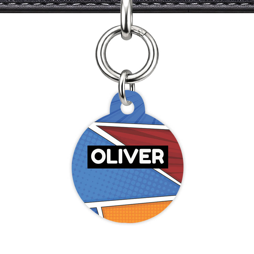 Bold Pattern QR Smart Pet Id Tag Tag (Dog Tag & Cat Tag)