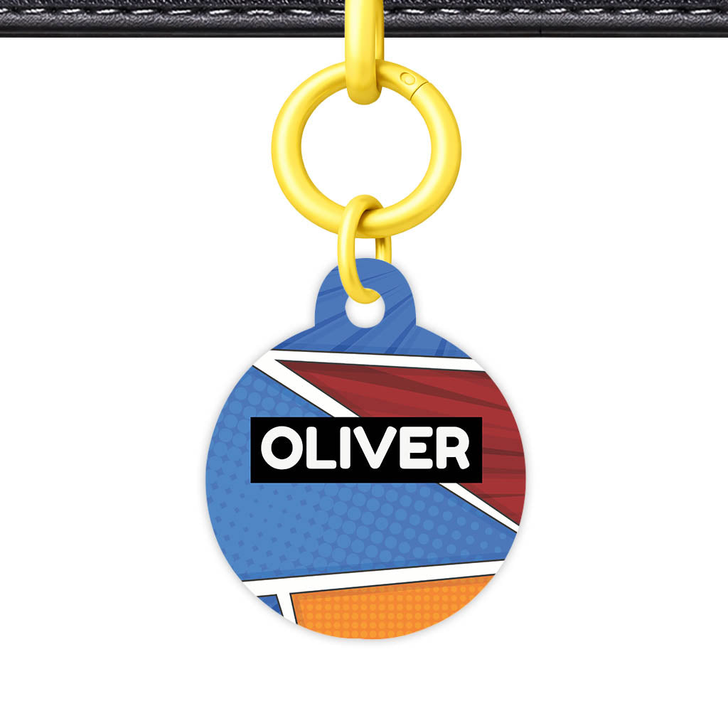 Bold Pattern QR Smart Pet Id Tag Tag (Dog Tag & Cat Tag)