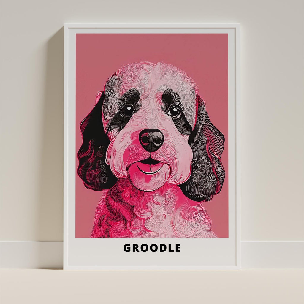 Groodle Pink and Black Dog Series 1 image 9
