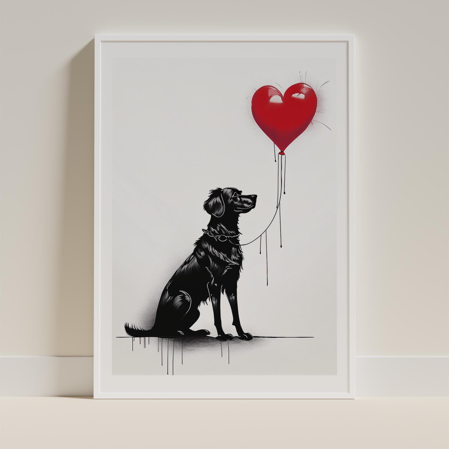 Maremma DOGSY Series inspired by the Art of Banksy image 9