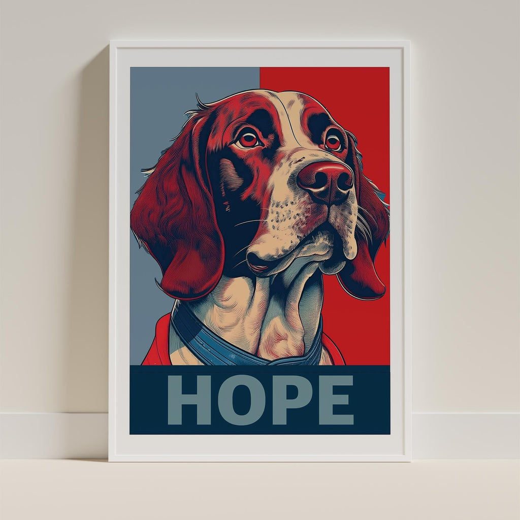 English Springer Spaniel HOPE Series Inspired by the Obama Poster image 9