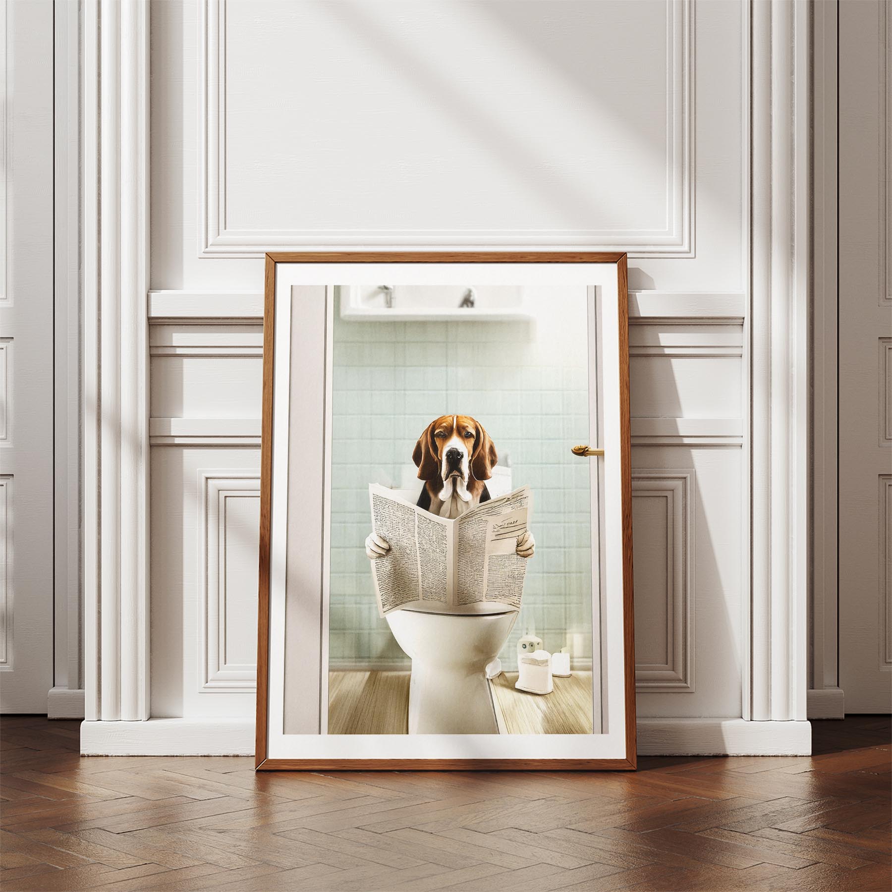 Beagle Toilet Humour Dog Series 1 image 4