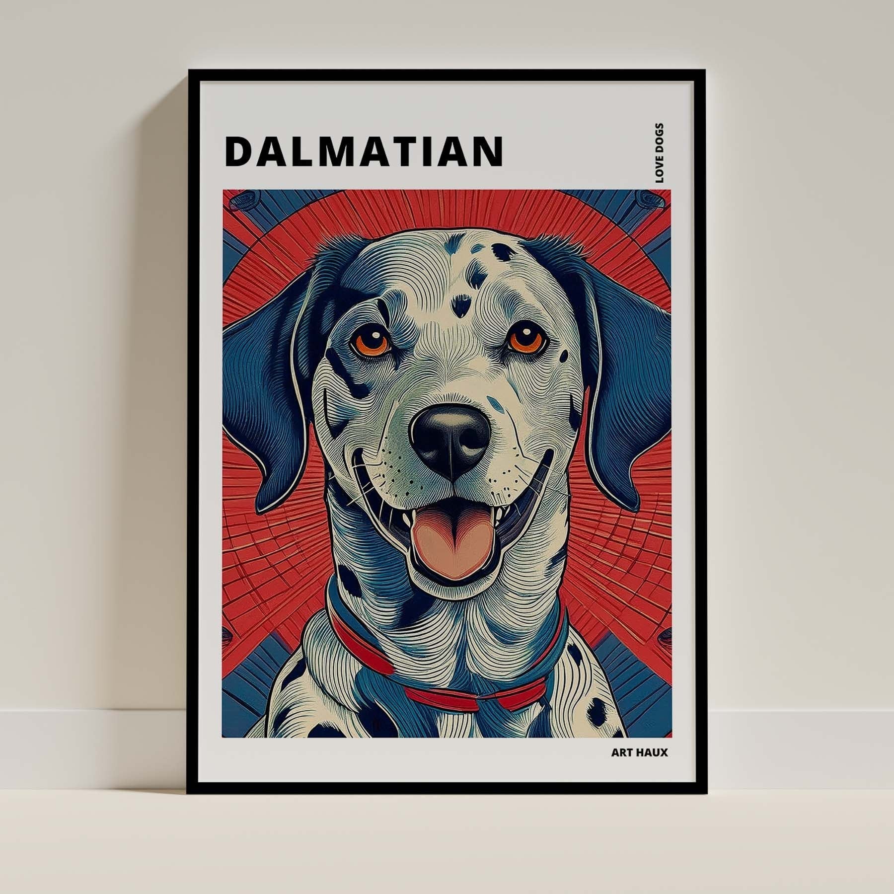 Dalmatian Dog Art Print Unframed Vol 1 | 11 Unique Designs | Wall Art Gift for Dog Lovers | Dogsy & Co