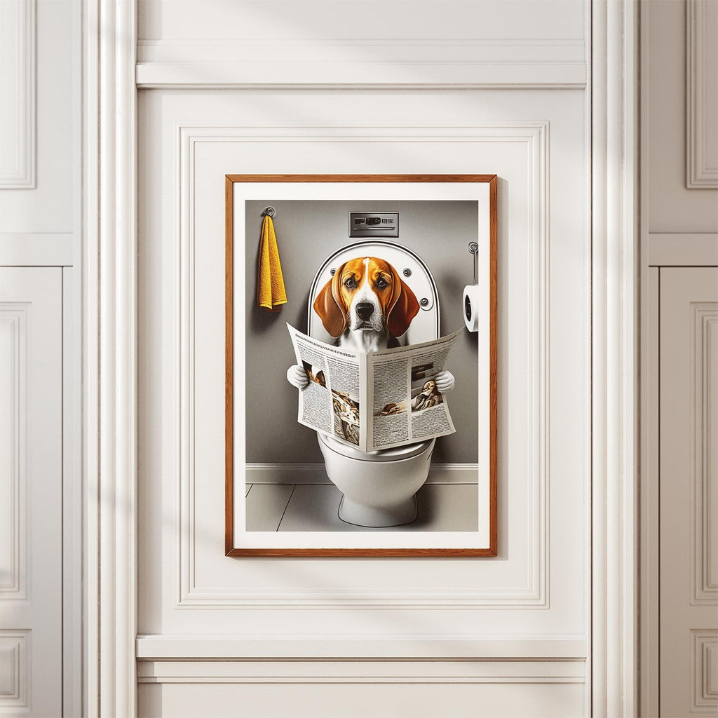 Beagle Toilet Humour Dog Series 2 image 3