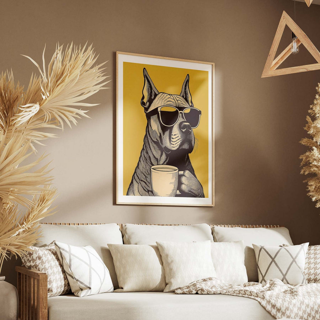 Dogue De Bordeaux Chillin Coffee Dog image 5