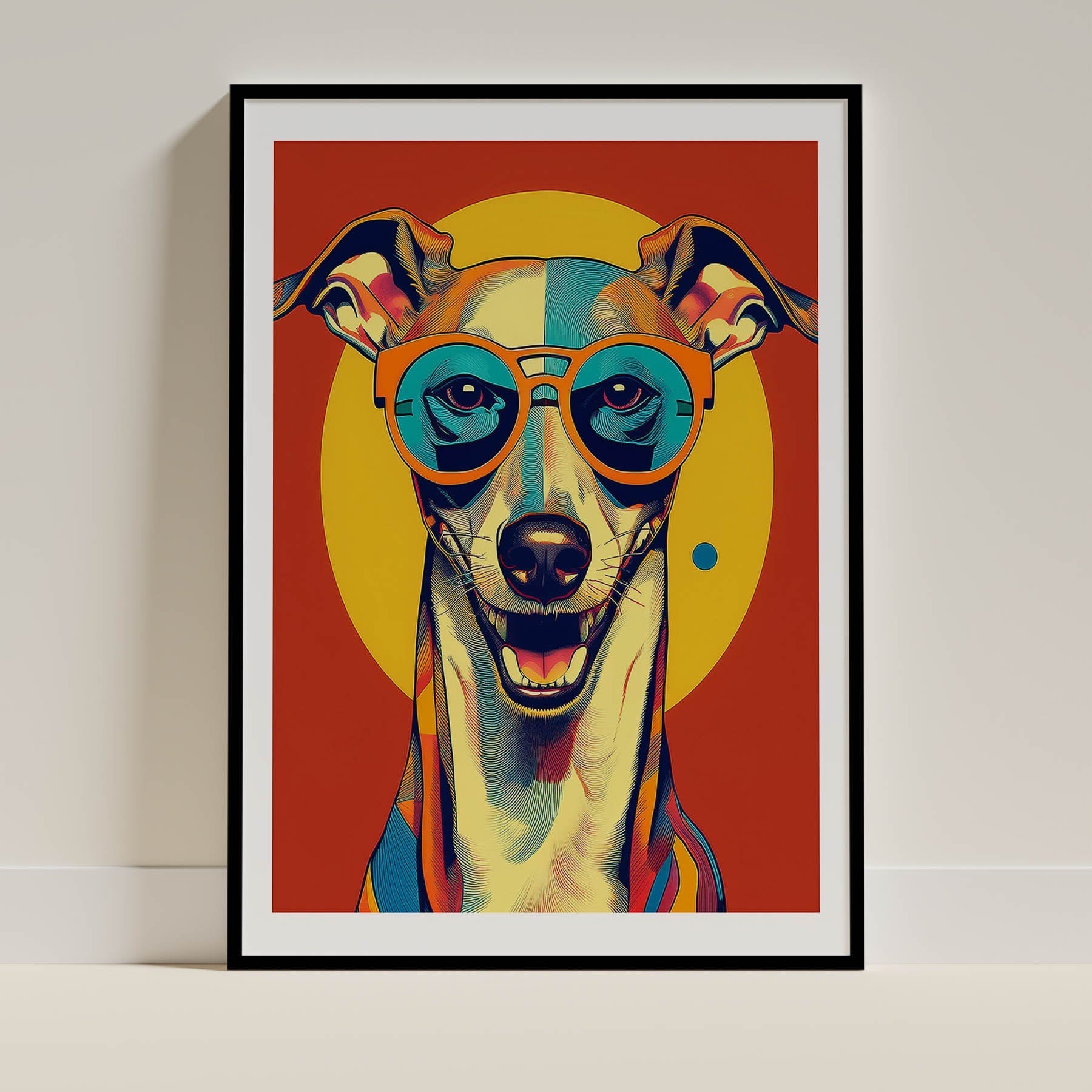 Grayhound Dog Art Print Unframed | 3 Unique Designs | Wall Art Gift for Dog Lovers - Image 2 | Dogsy & Co