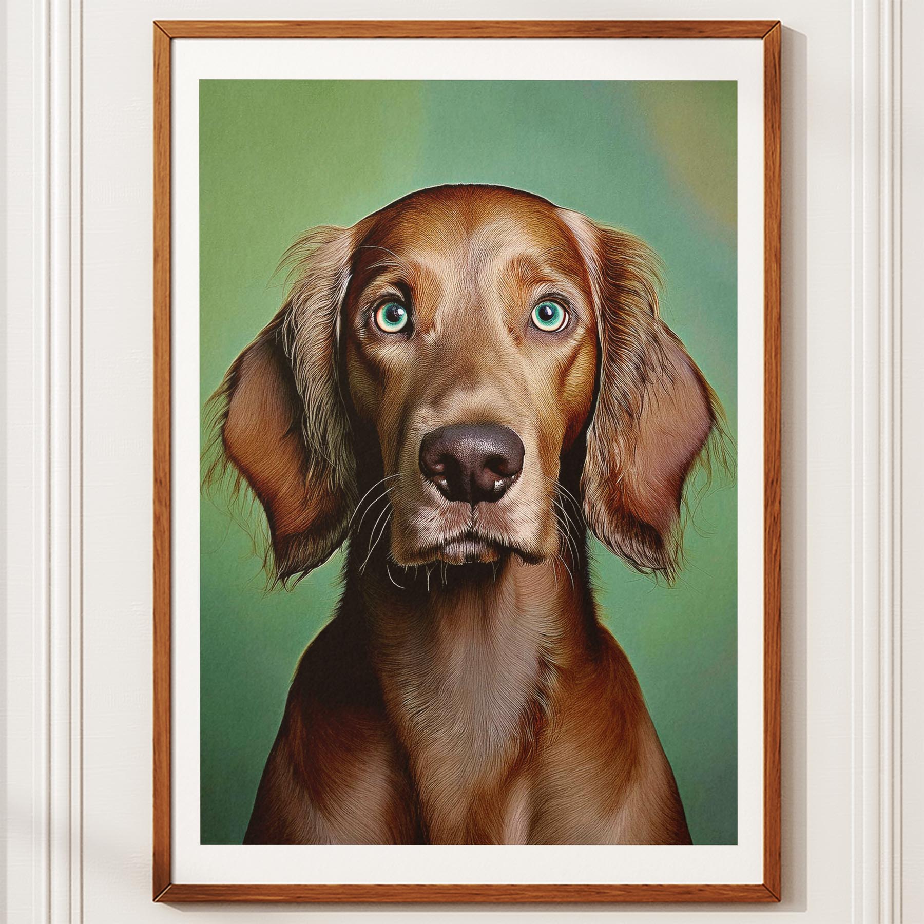Irish Setter Green Painted Series image 10
