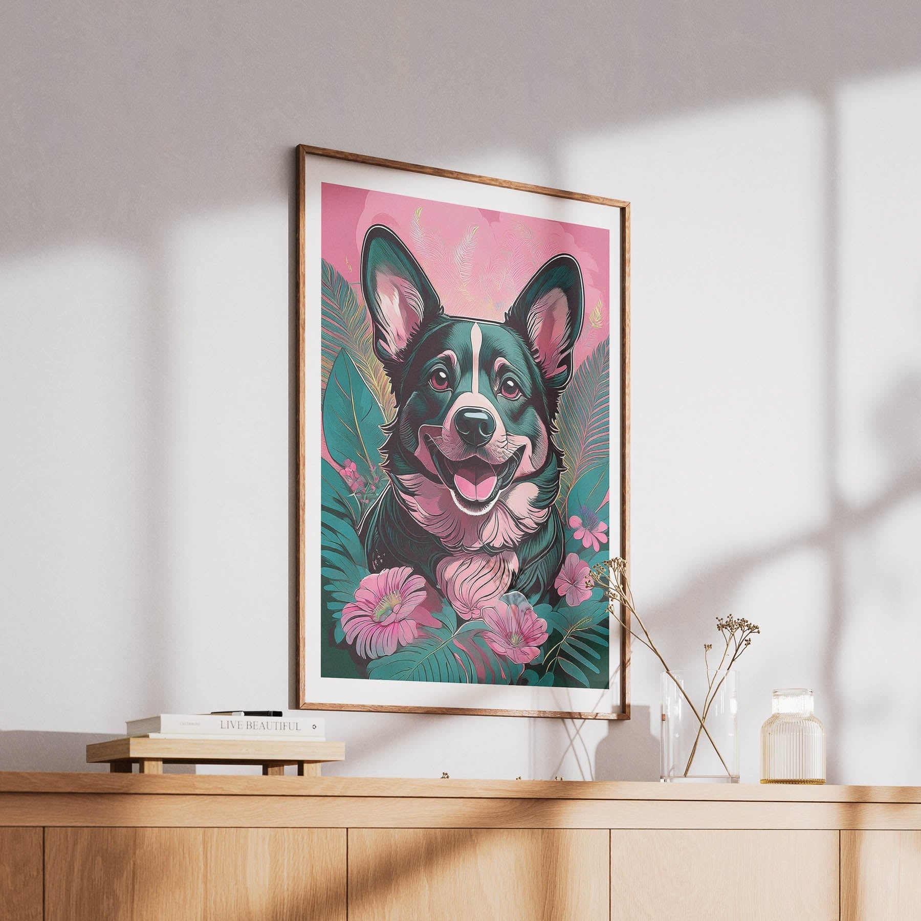 Corgi Flowery Dog image 6