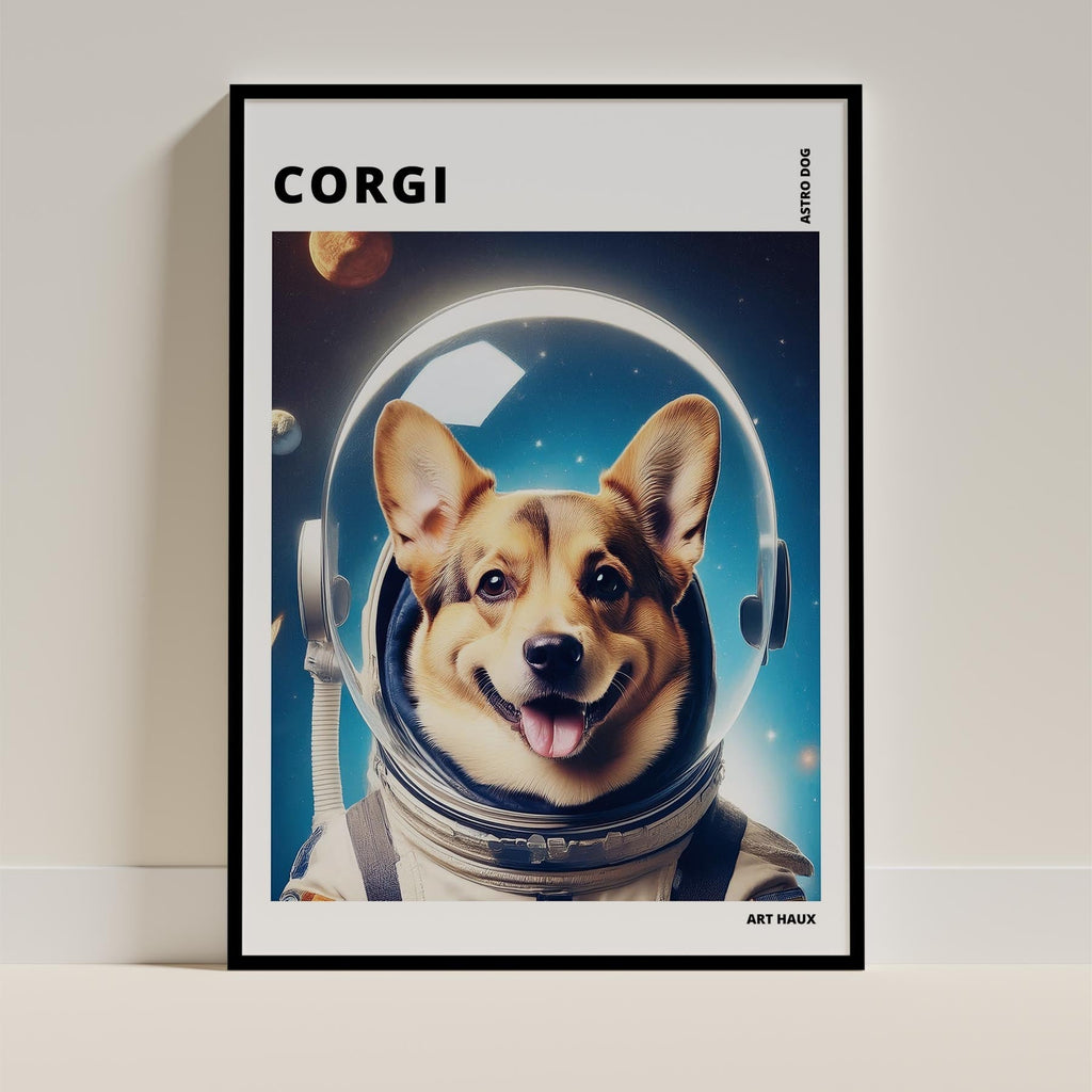 Corgi Astronaut Dog Series with Text Astro Dog image 11