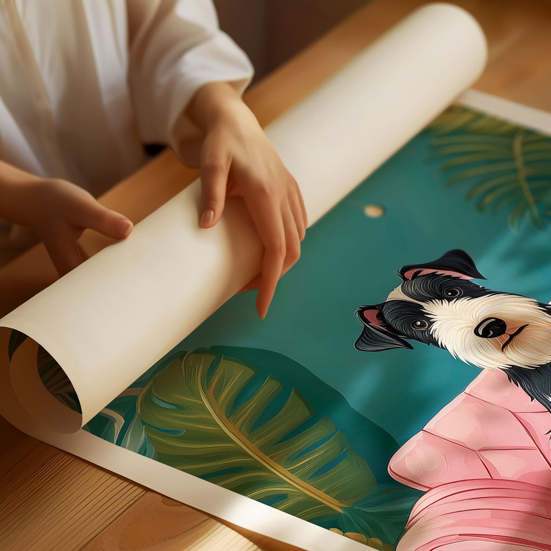 Fox Terrier  Just Lounging Around image 3