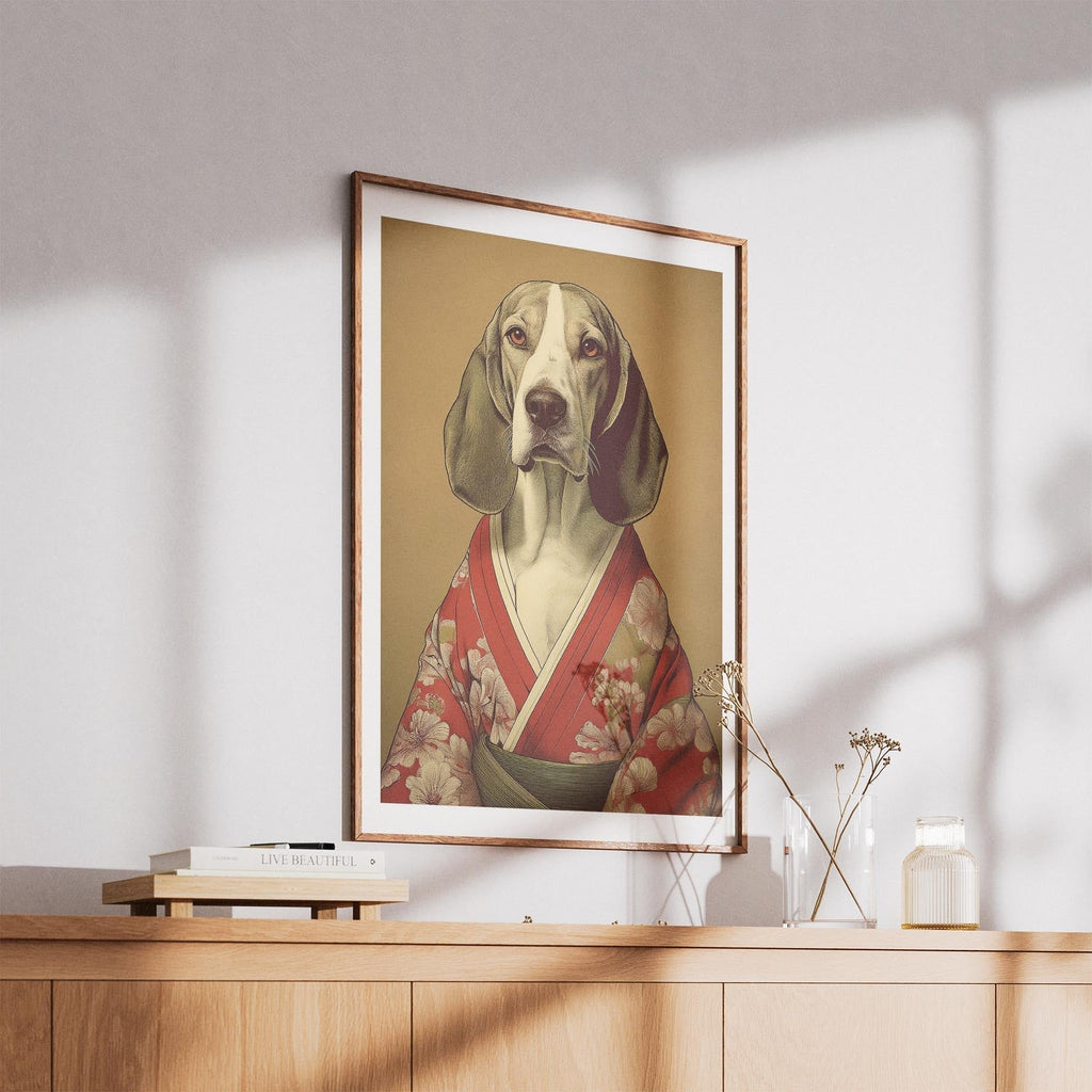 Basset Hound Japanse Kimono Dog Series image 5