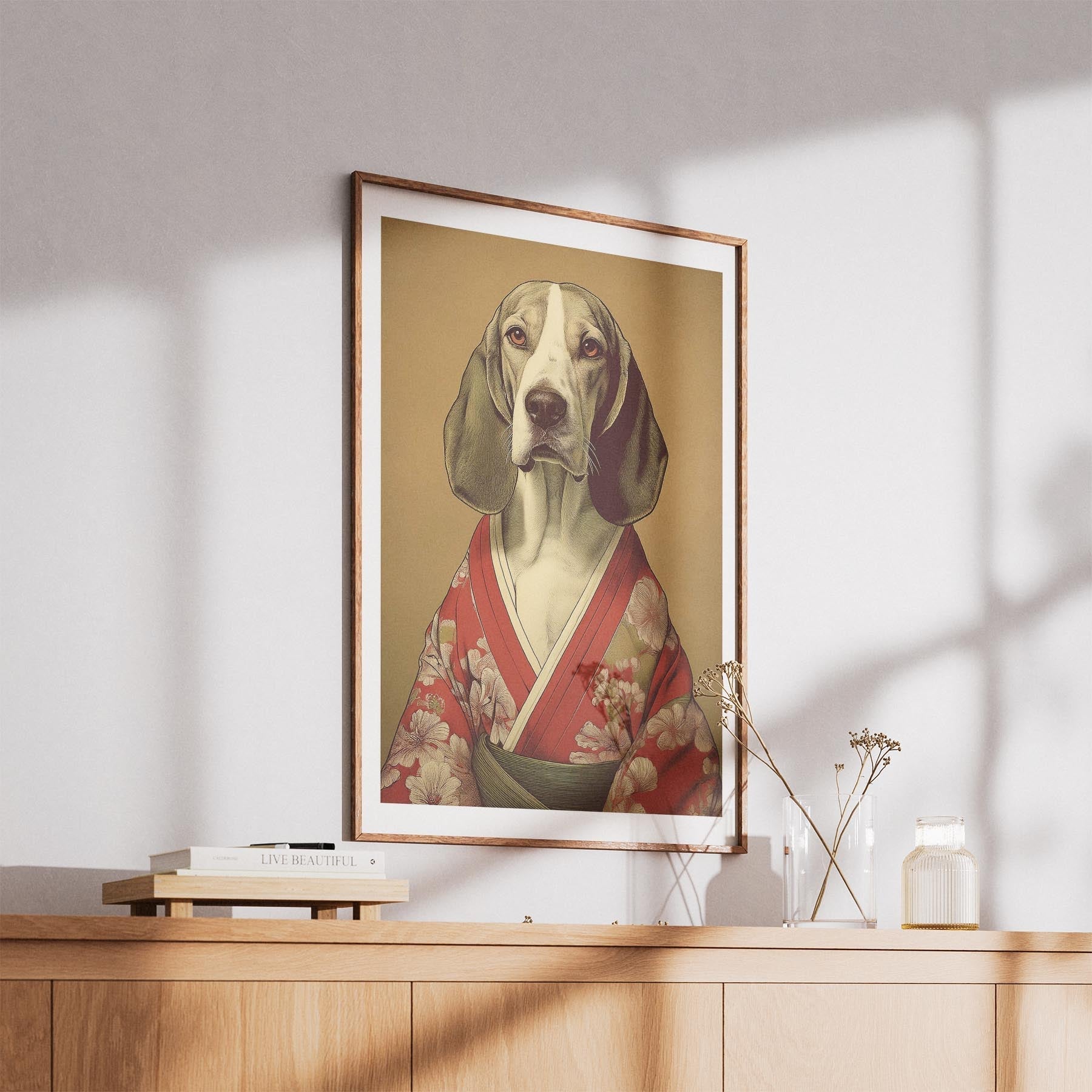 Basset Hound Japanse Kimono Dog Series image 5