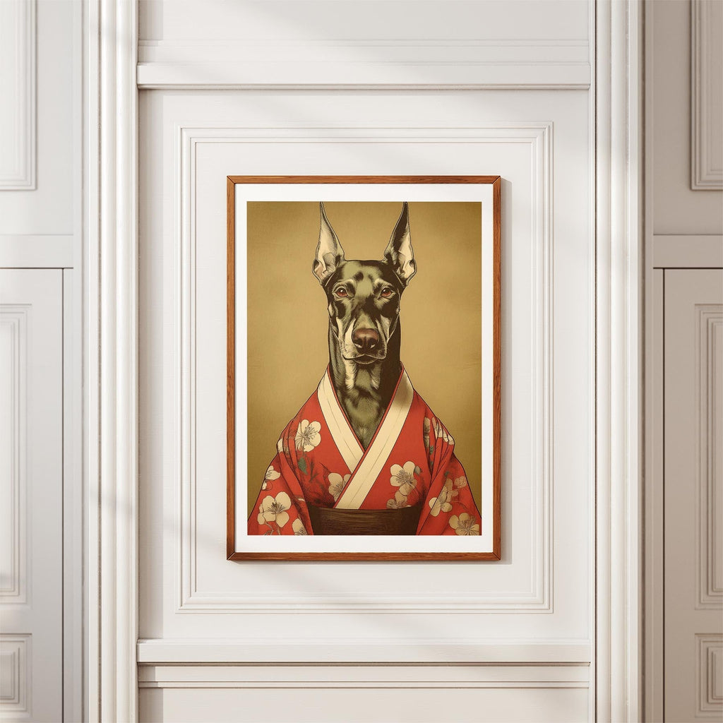 Doberman Japanse Kimono Dog Series image 3