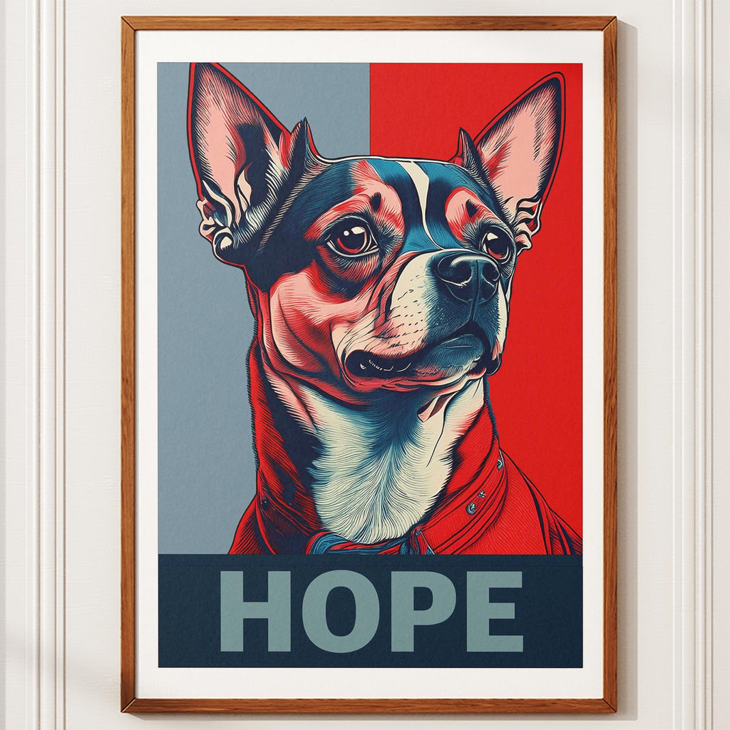 Chihuahua HOPE Series Inspired by the Obama Poster image 10