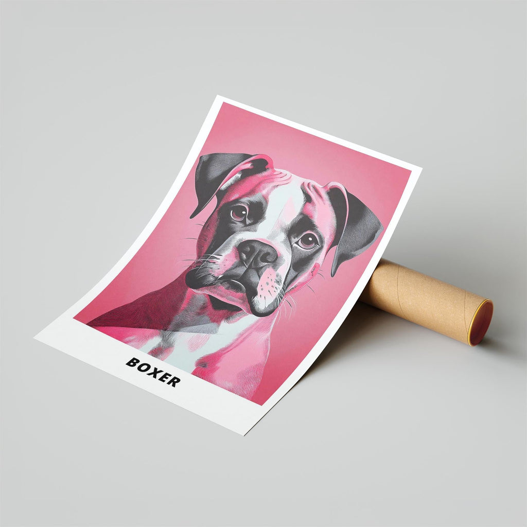 Boxer Pink and Black Dog Series 1 image 6