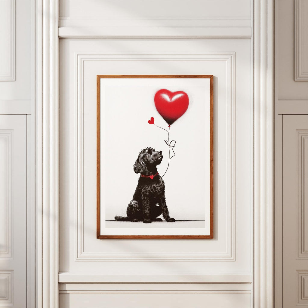 Spanish Water Dog DOGSY Series inspired by the Art of Banksy image 3