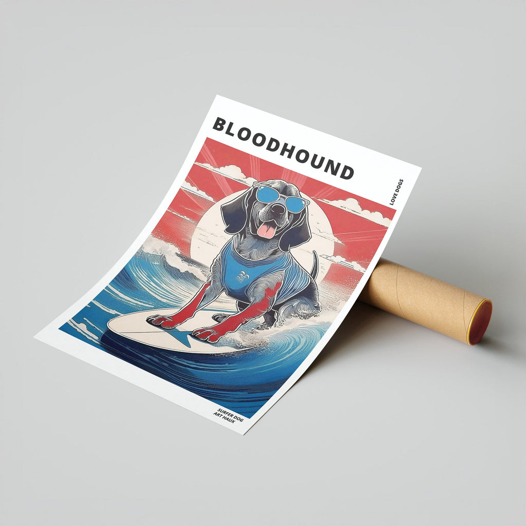 Blood Hound Hokosai Surfer Dogs 1 image 7