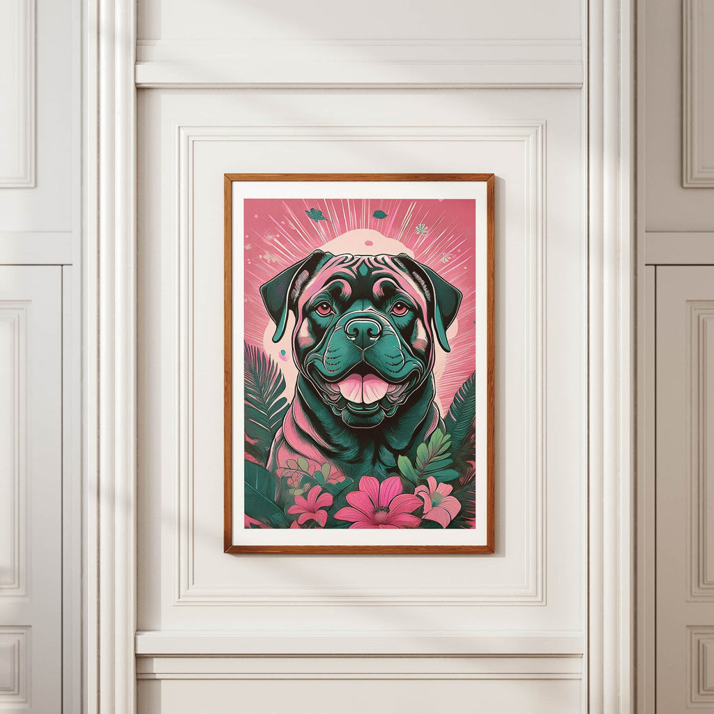 Mastiff Flowery Dog image 3