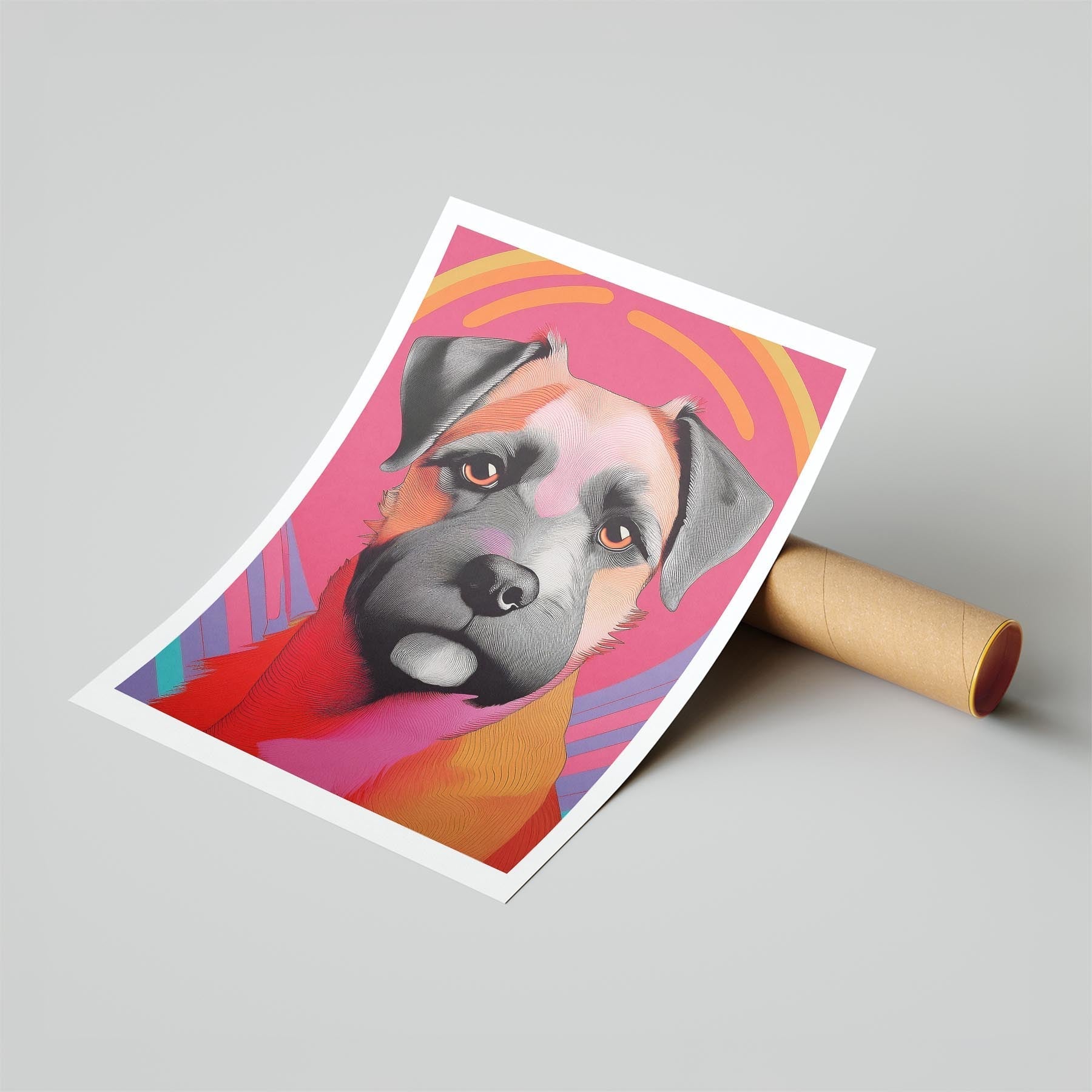 Border Terrier Modern Pop Dog Series image 6