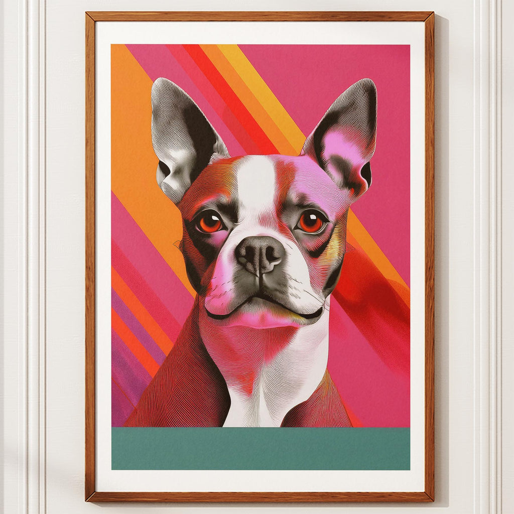 Boston Terrier Modern Pop Dog Series image 10