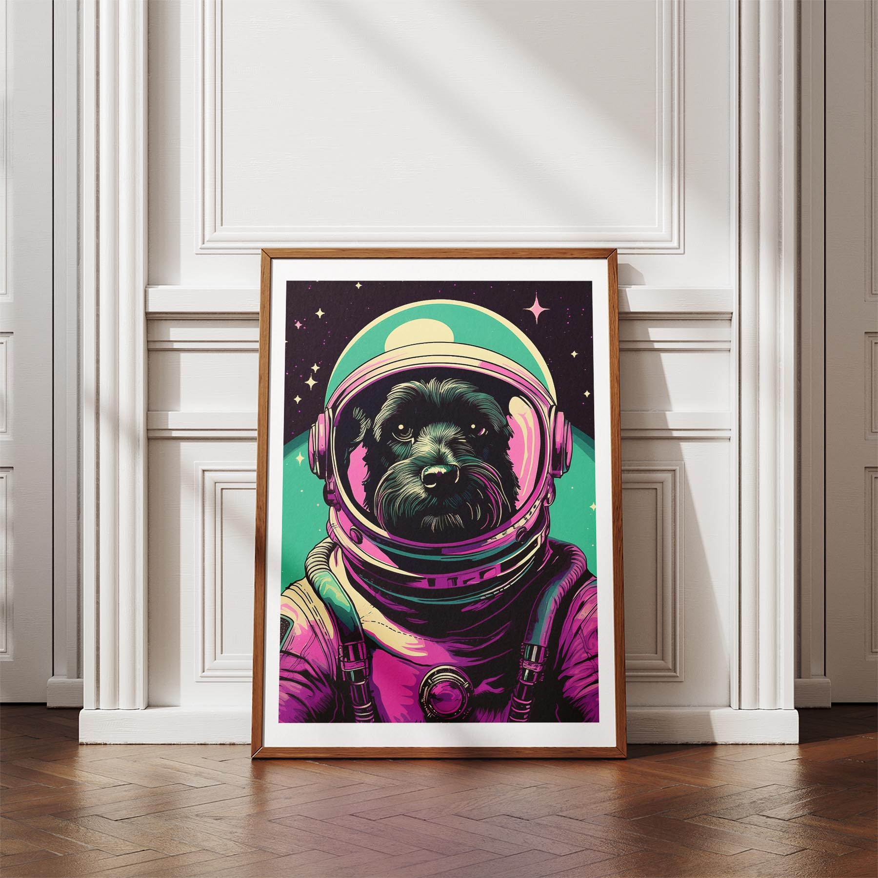 Black Russian Terrier Space Dogs Series image 4