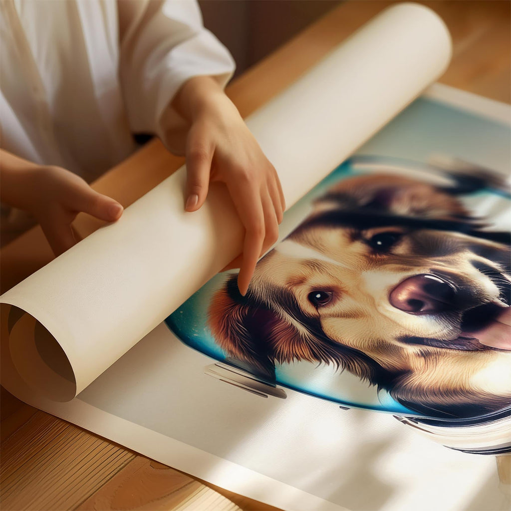 Border Collie Astronaut Dog Series image 1