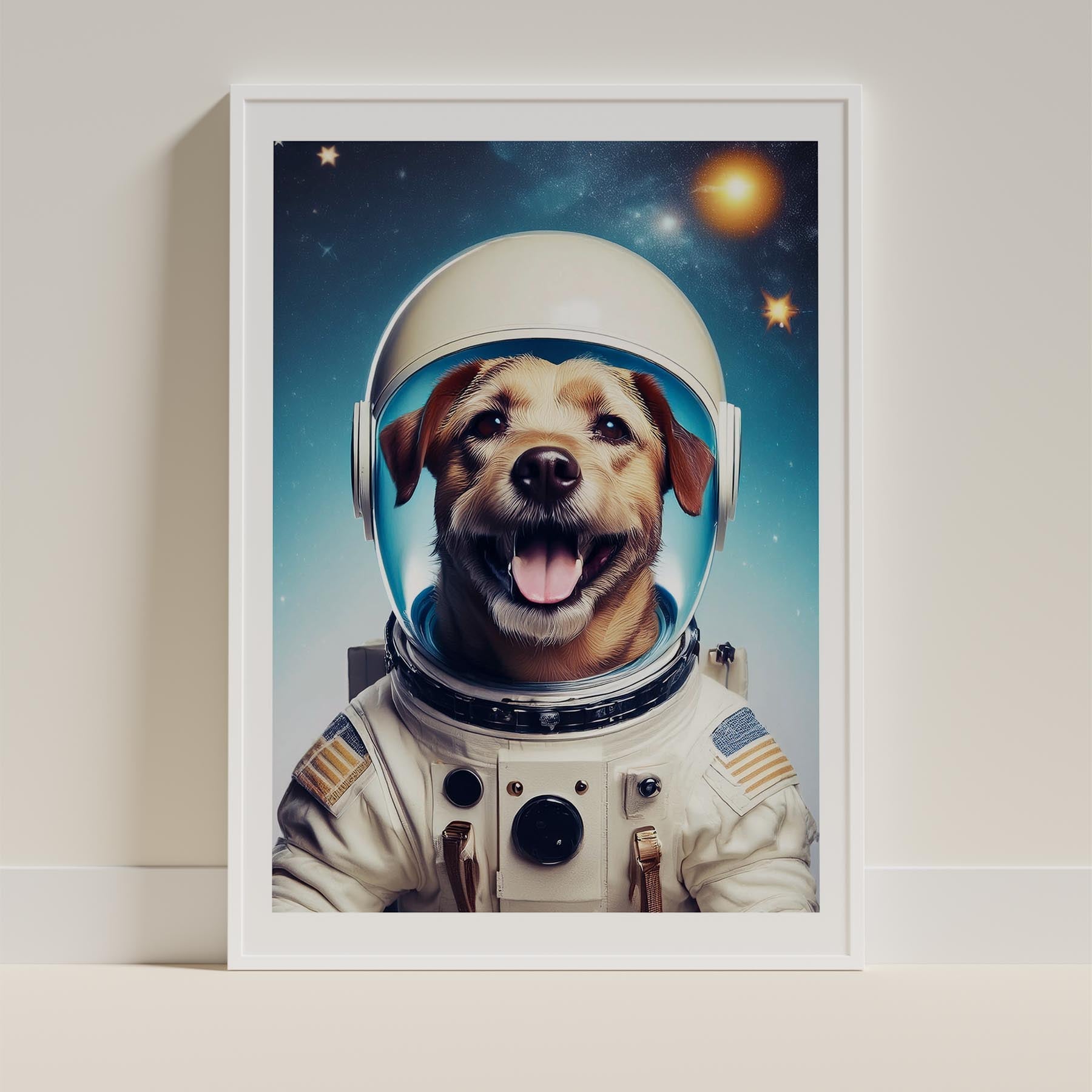 Border Terrier Astronaut Dog Series image 9