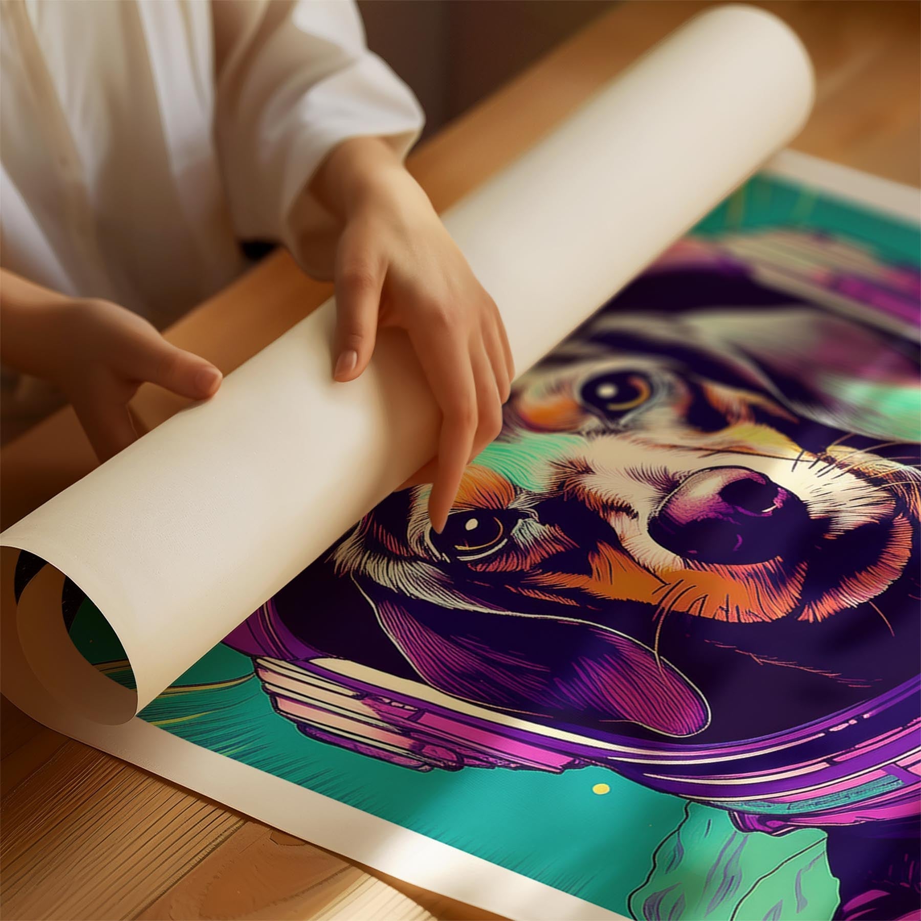 Dachshund Space Dogs Series image 1