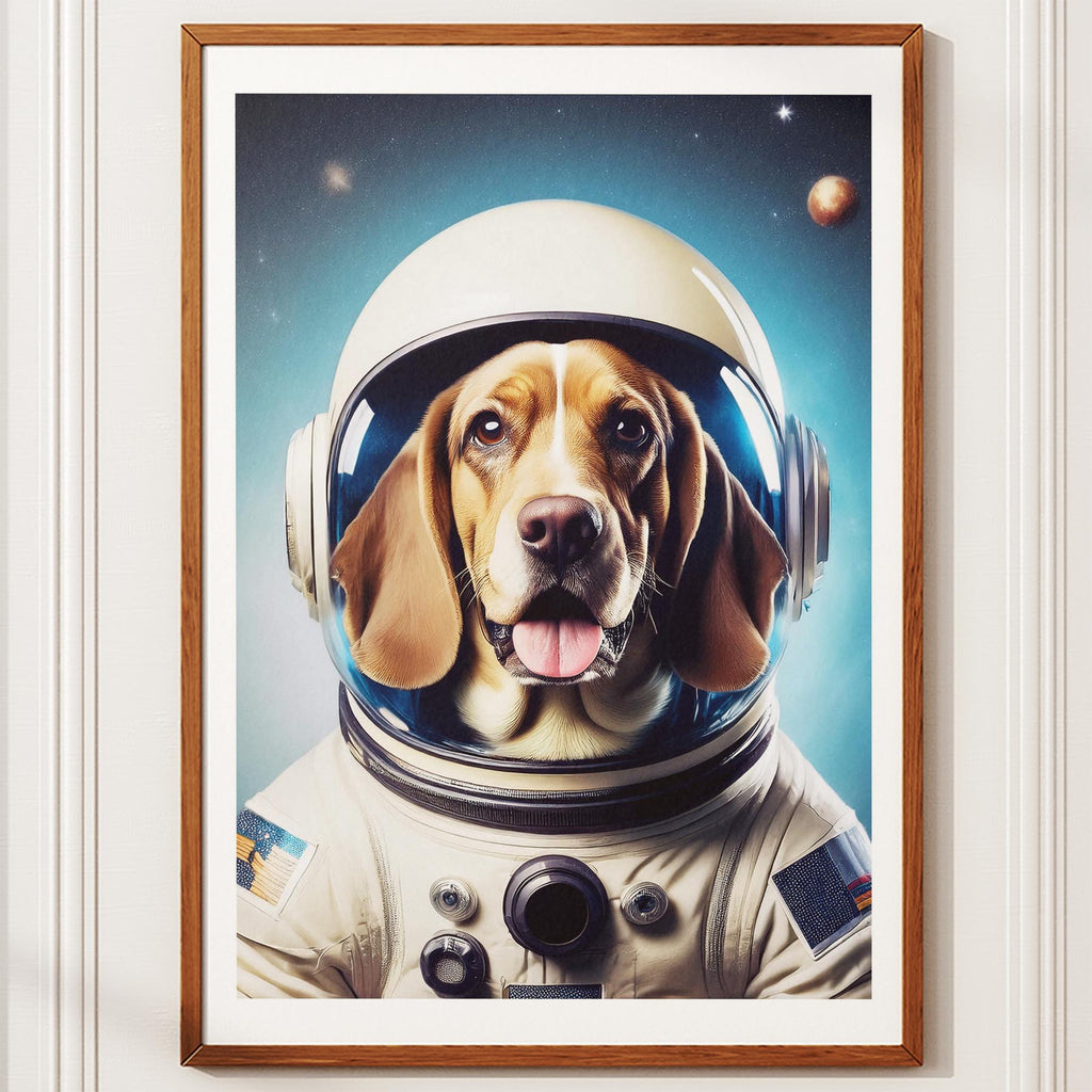 Basset Hound Astronaut Dog Series image 10