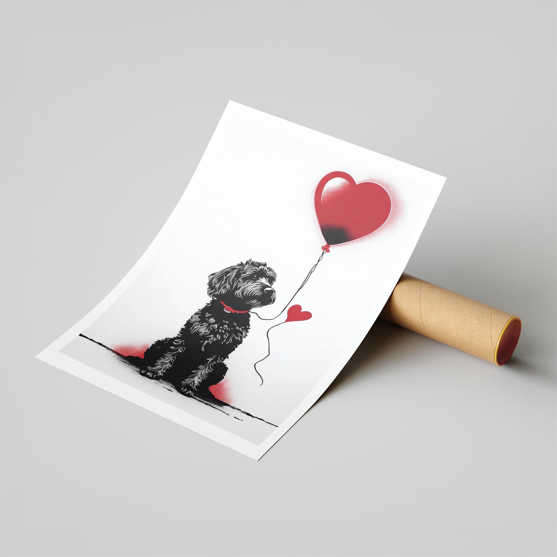 Groodle DOGSY Series inspired by the Art of Banksy image 6