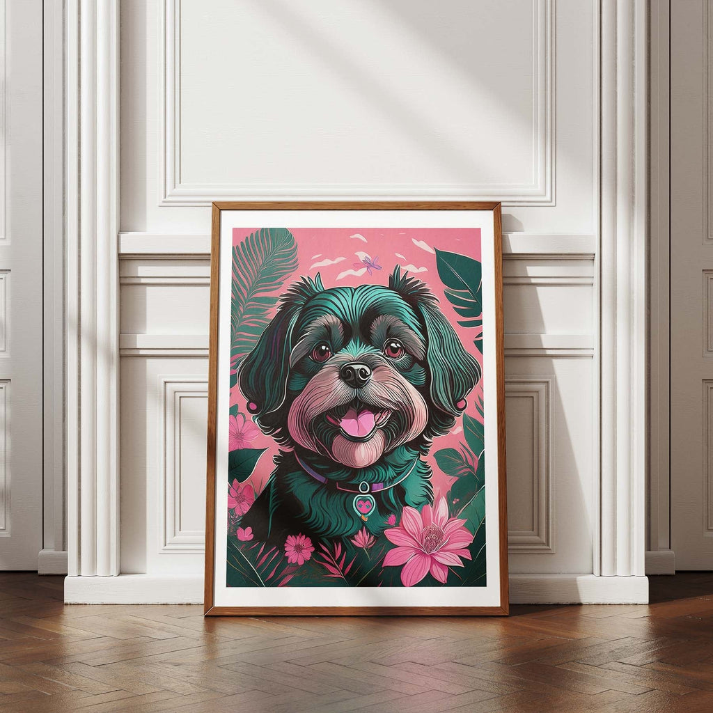 Shihpoo Flowery Dog image 4