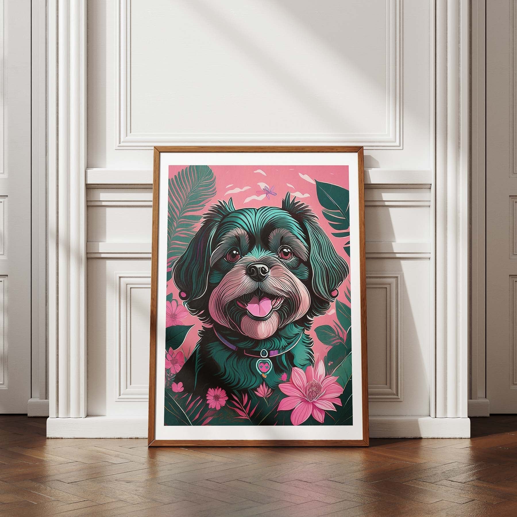 Shihpoo Flowery Dog image 4