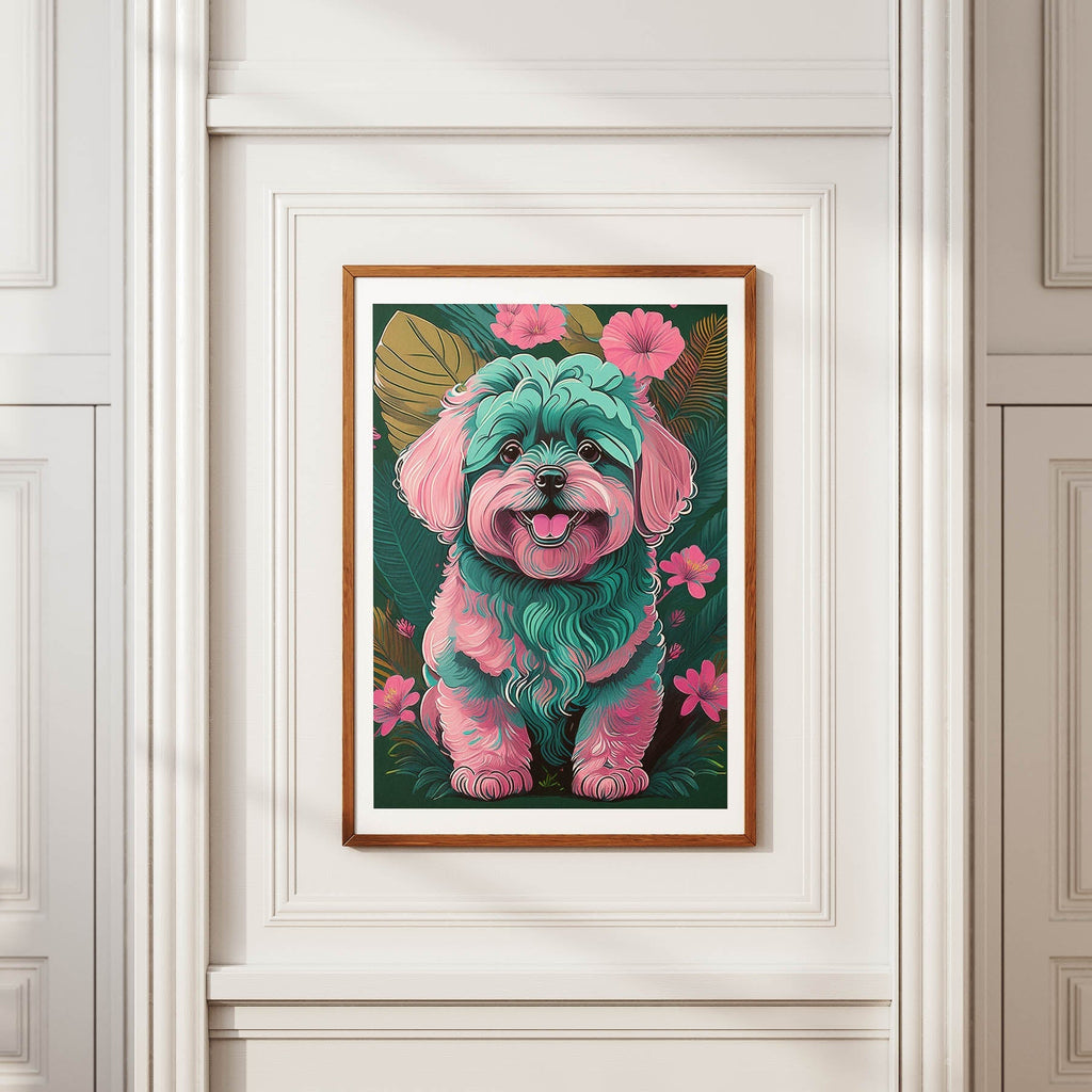 Bichon Frise Flowery Dog image 3