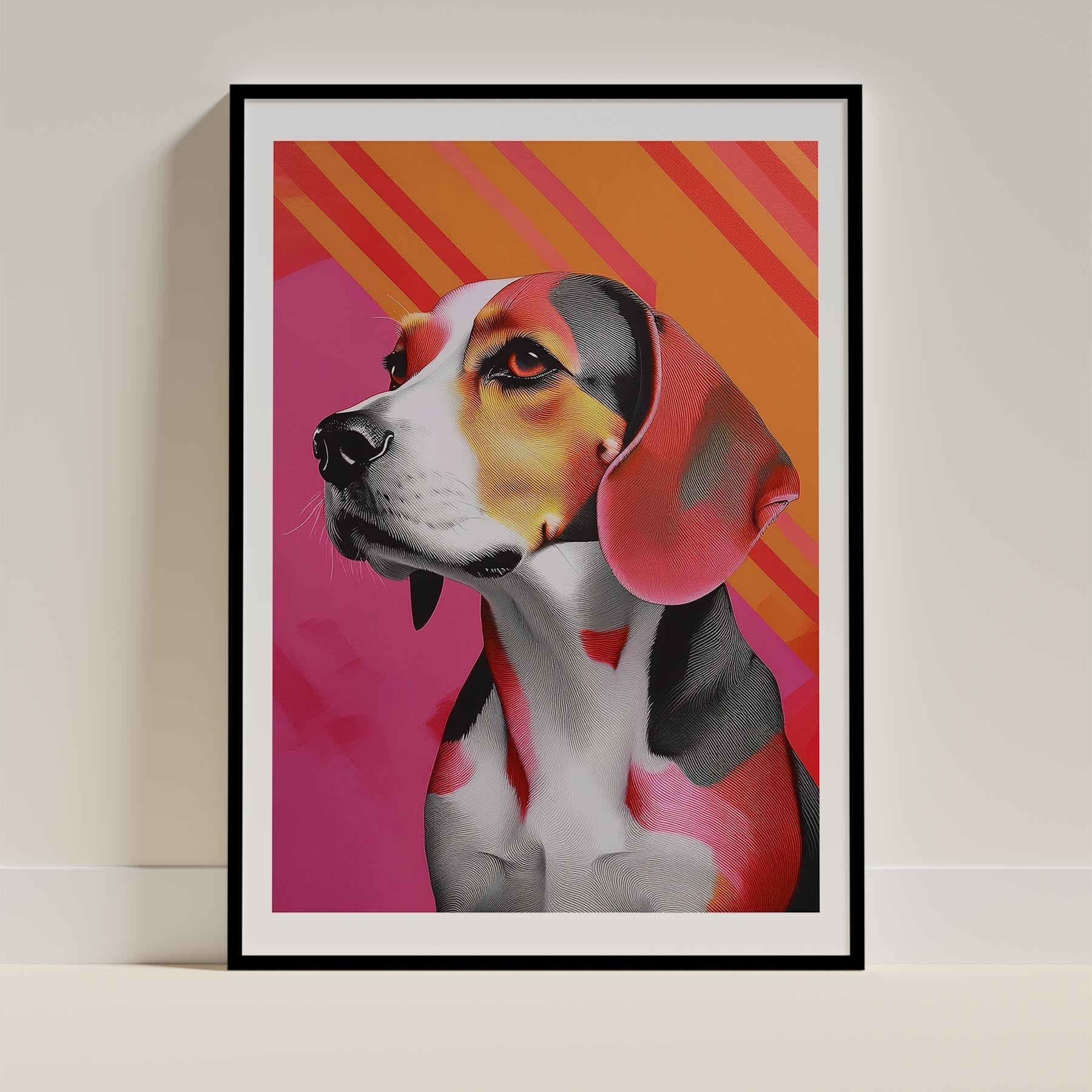 Beagle Modern Pop Dog Series image 0