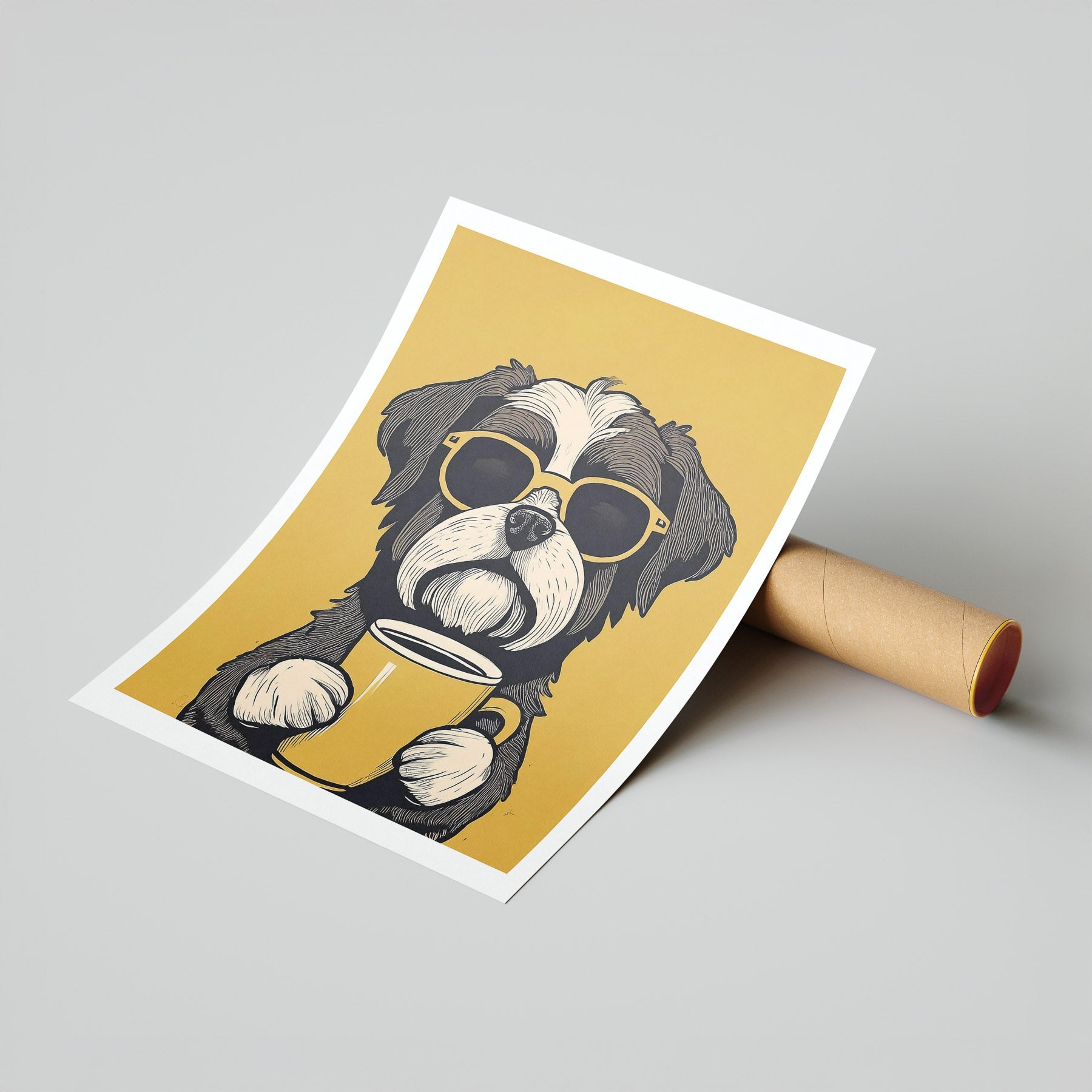 Shih Tzu Chillin Coffee Dog image 7