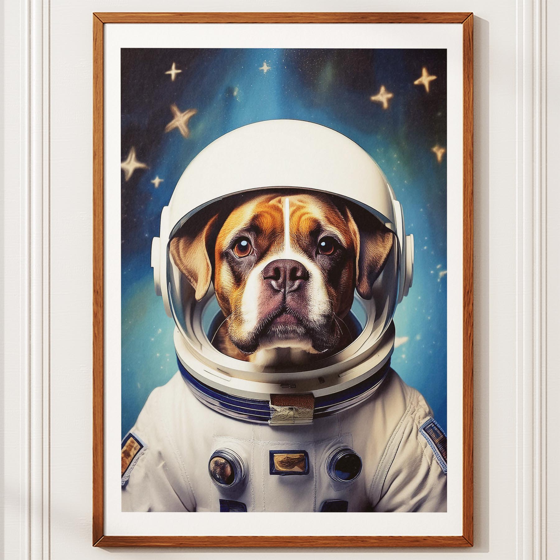 Boxer Astronaut Dog Series image 10