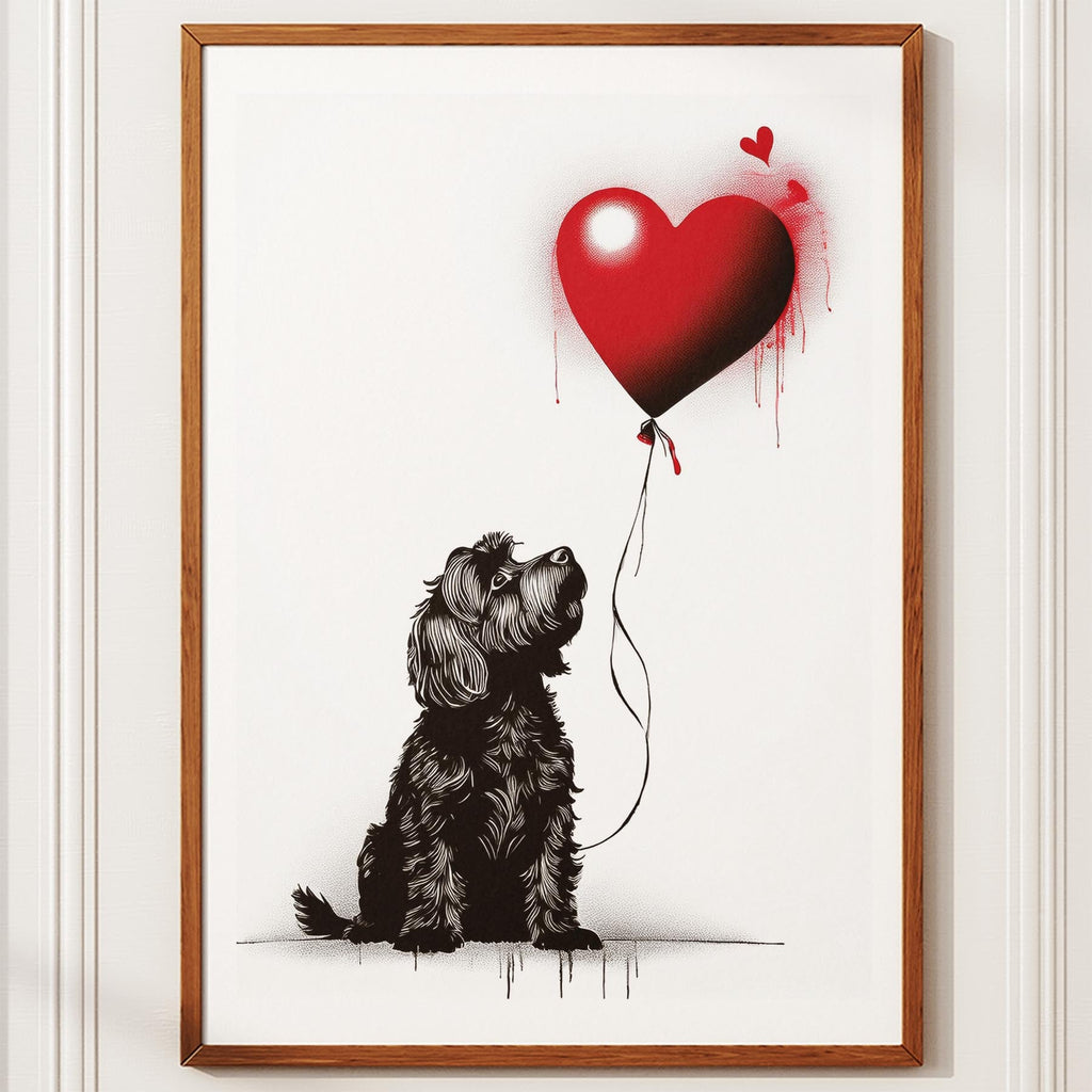 Australian Silky Terrier DOGSY Series inspired by the Art of Banksy image 10