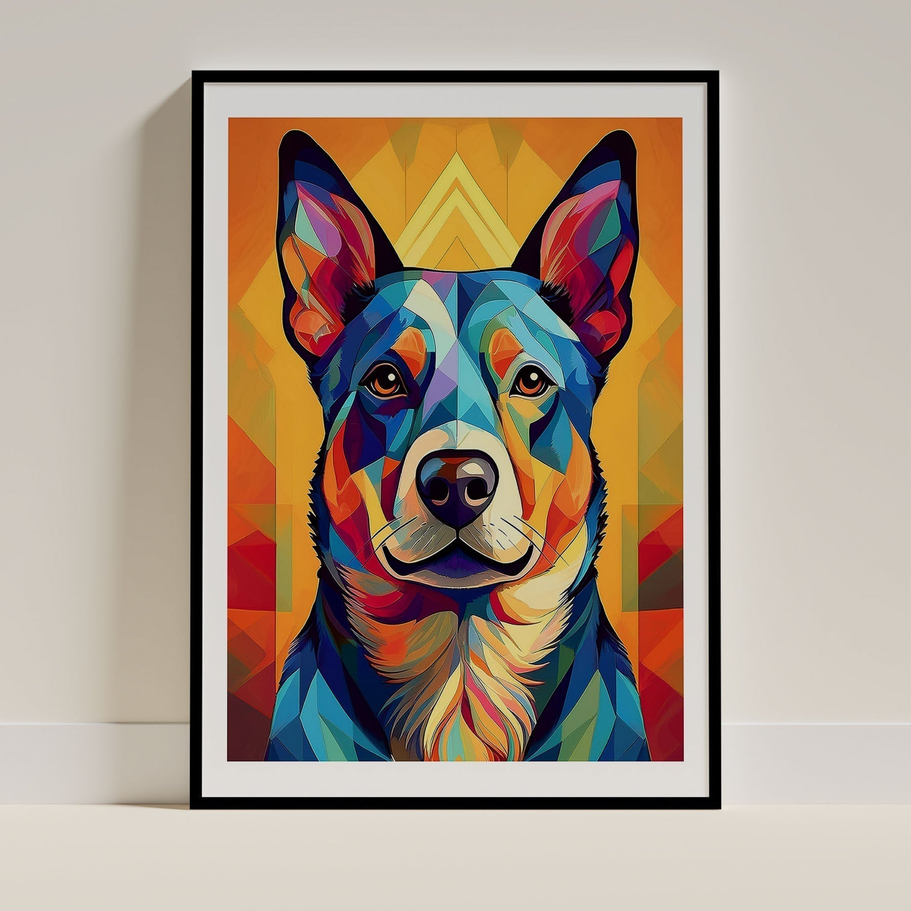 Australian Cattle Dog Dog Art Print Unframed Vol 2 | 9 Unique Designs | Wall Art Gift for Dog Lovers - Image 9 | Dogsy & Co