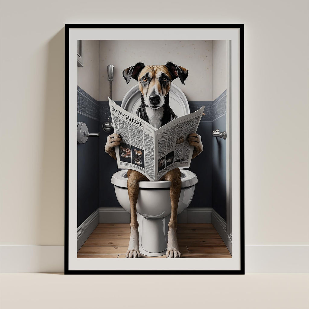 Greyhound Toilet Humour Dog Series 2 image 0