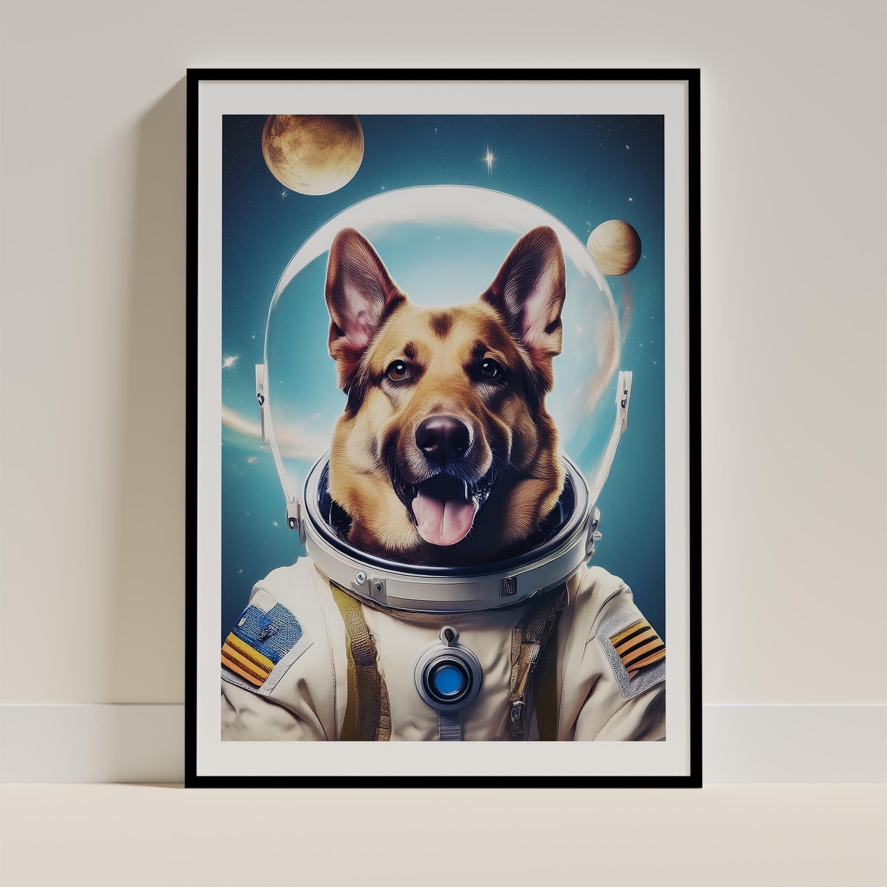 German Shepherd Dog Art Print Unframed Vol 1 | 11 Unique Designs | Wall Art Gift for Dog Lovers - Image 10 | Dogsy & Co