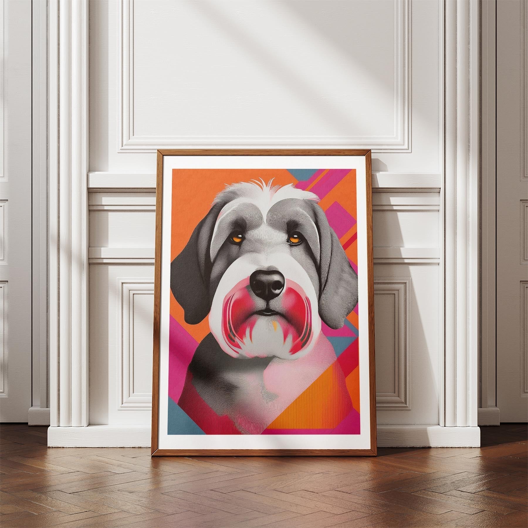 Old English Sheepdog Modern Pop Dog Series image 4