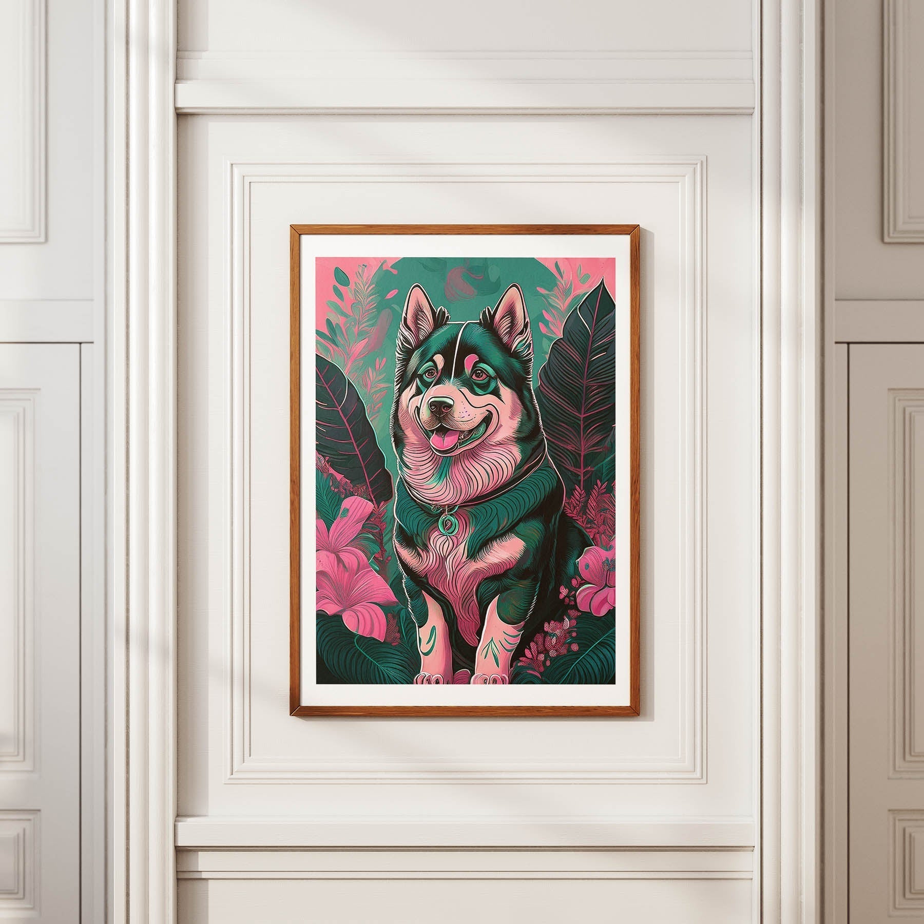 Alaskan Malamute 1 Flowery Dog image 3