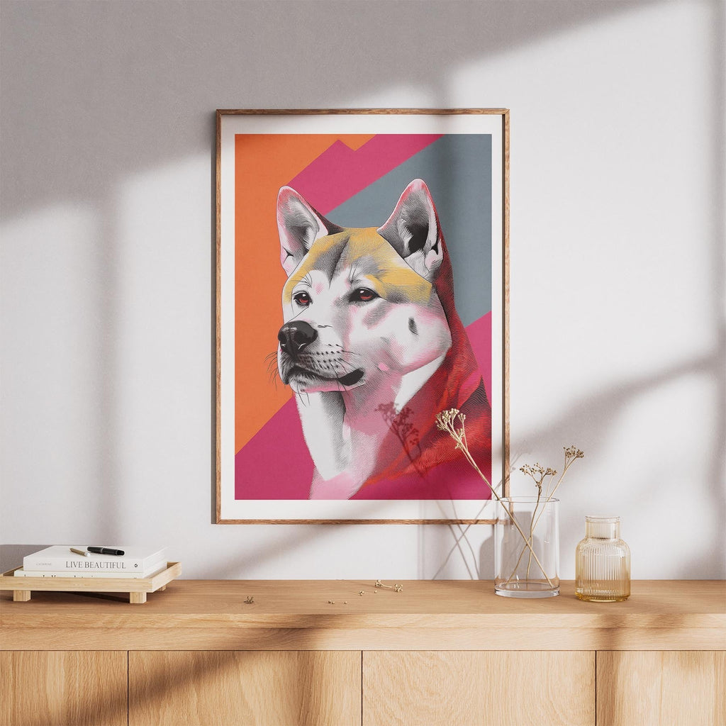 Akita Inu Modern Pop Dog Series image 8