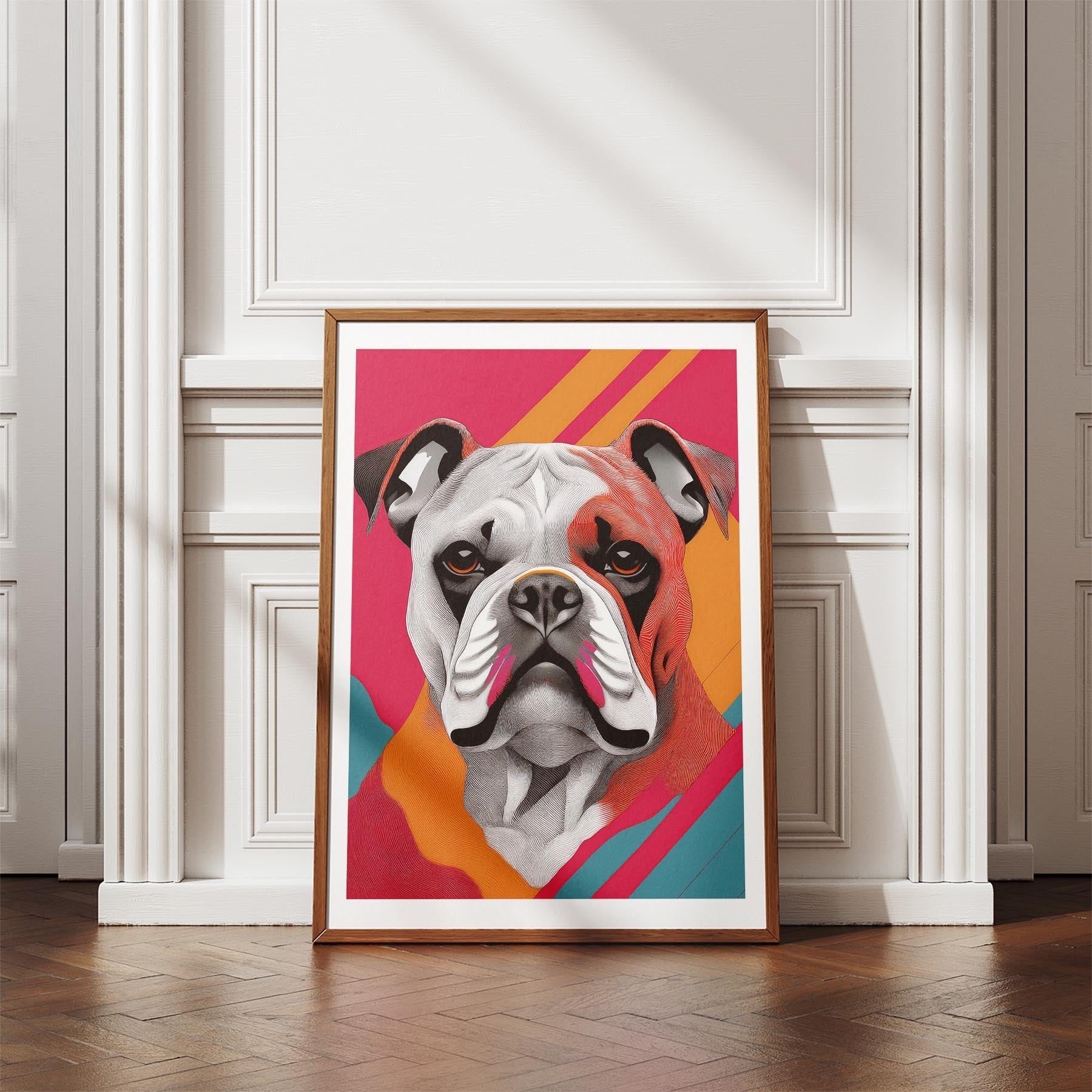Bulldog Modern Pop Dog Series image 4